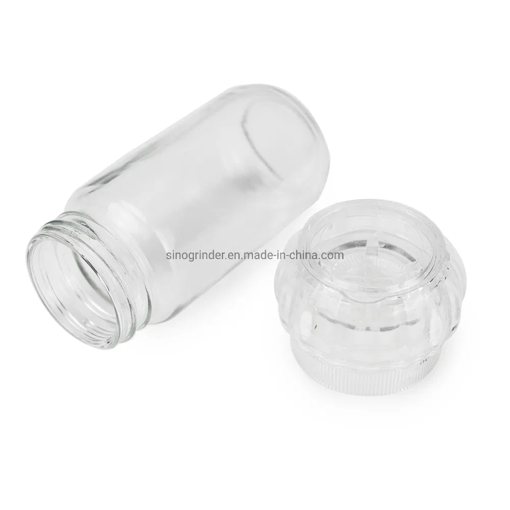 Moedor de Especiarias Manual de Plástico Mini com Moinho de Cerâmica para Sal e Pimenta