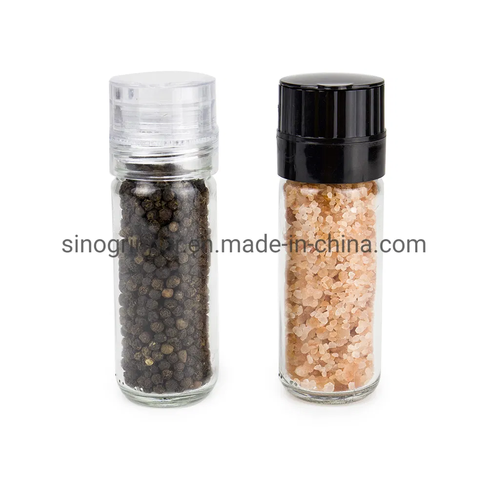 100ml Novo Conjunto de Moedores de Sal e Pimenta com Ajuste