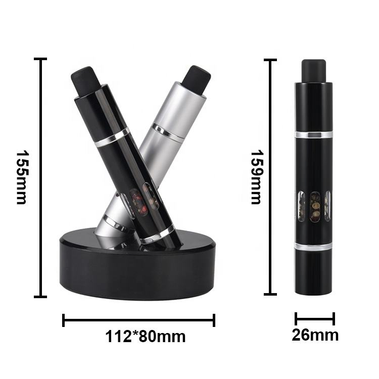 Mini One Handed Thumb Press Salt and Pepper Grinder Dry Spice Mills Portable Pepper Grinder Set