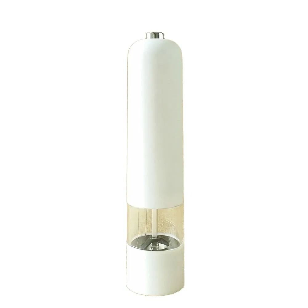 Conjunto de Moedores de Sal e Pimenta Elétricos de Plástico com Núcleo de Cerâmica