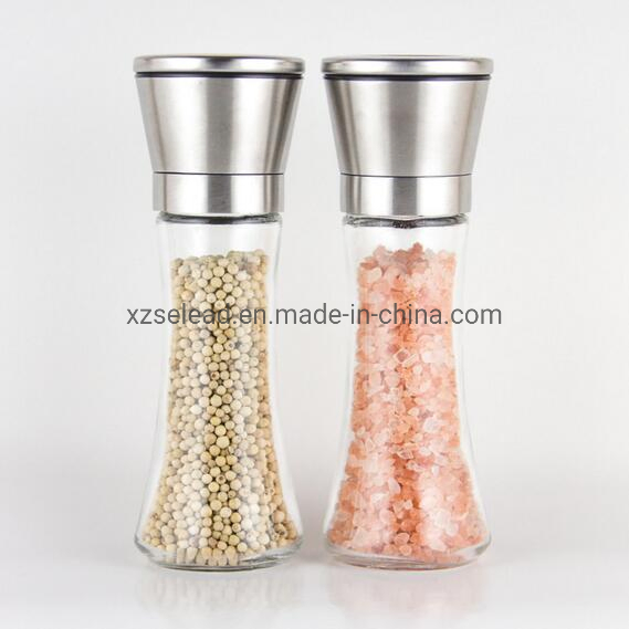 Conjunto de Moedores de Sal e Pimenta em Aço Inoxidável Personalizado para Cozinha