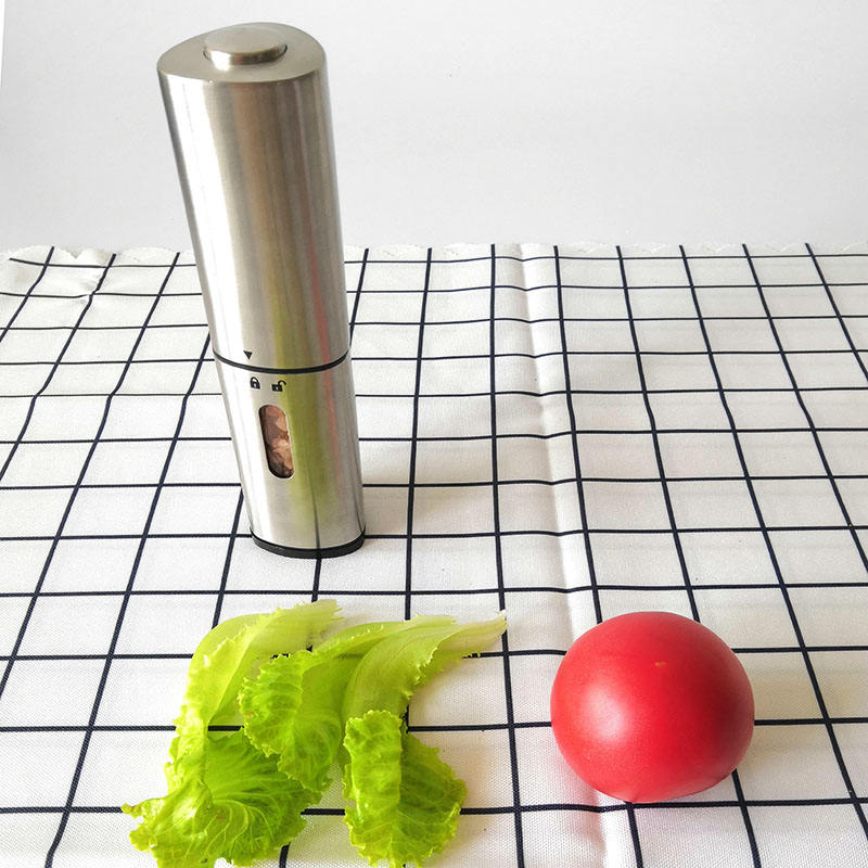 Conjunto de Moedores de Sal e Pimenta Elétricos Personalizados com Bateria Ferramentas de Cozinha para Sal e Pimenta
