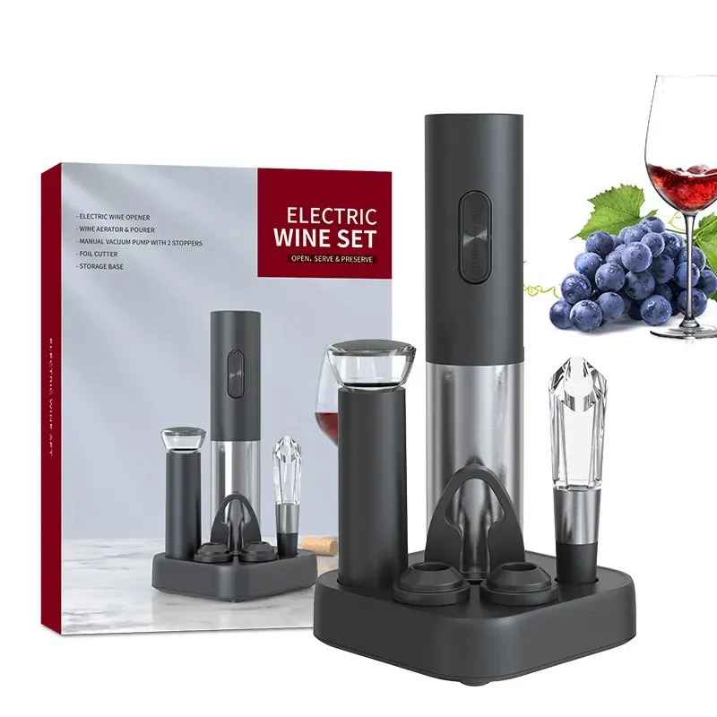 Conjunto de oferta de abertura de vinho elétrica 6 em 1