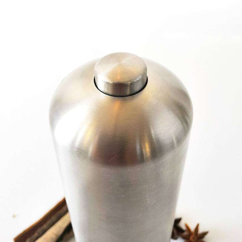 Conjunto de Moedor de Sal e Pimenta Elétrico Automático em Aço Inoxidável com Bateria de 2