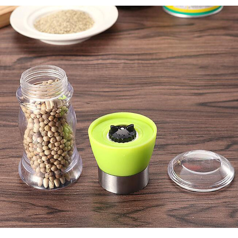 Moedor de Pimenta Portátil Manual de Torção Moedor de Especiarias Sal Ferramenta de Moagem para Cozinha Wbb12022