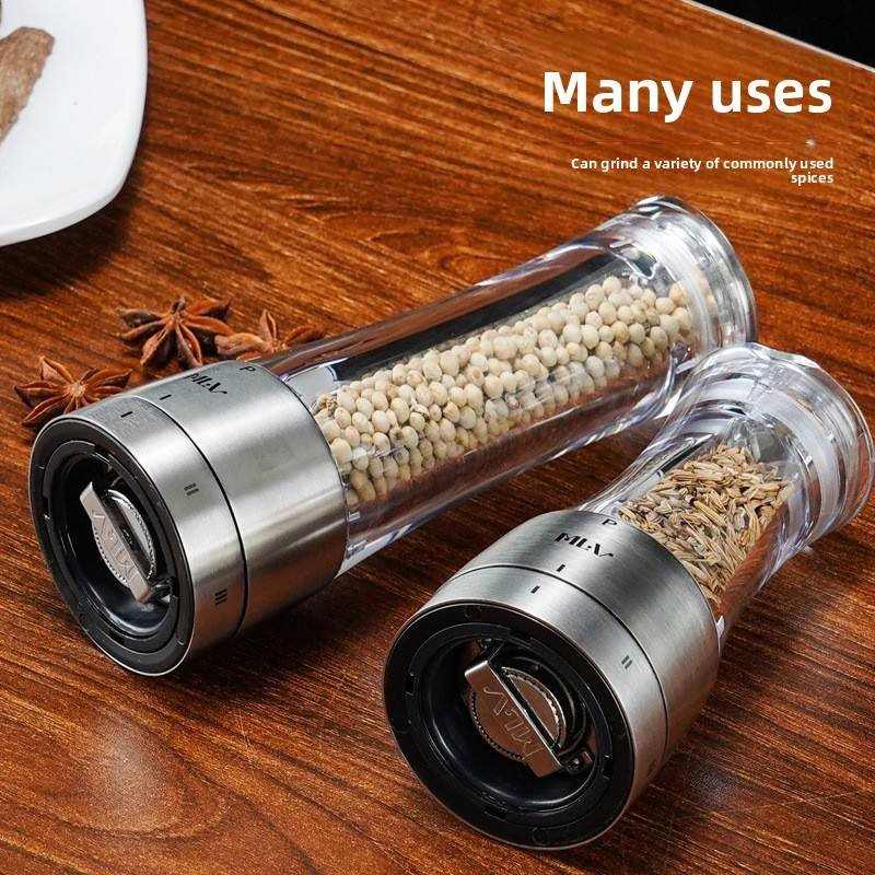 Stainless Steel Manual Adjustable Salt Pepper Grinder Mill