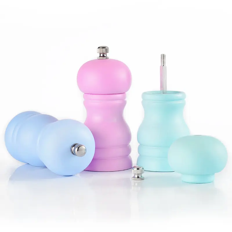 Conjunto de Moedores de Sal e Pimenta Mini Cumin Compacto