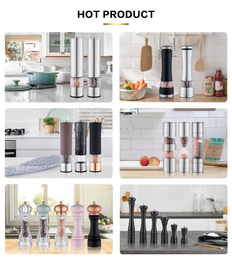 Electric Gravity Pepper Mill