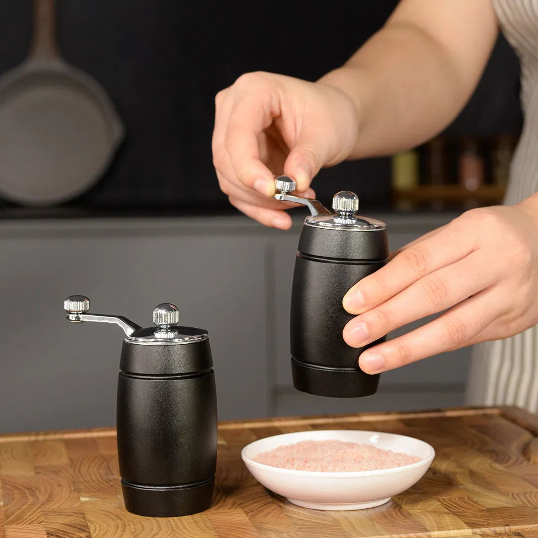 Moedor de Especiarias Manual Mini, Multiuso para Pimenta e Sal com Núcleo de Cerâmica para Uso em Casa e ao Ar Livre