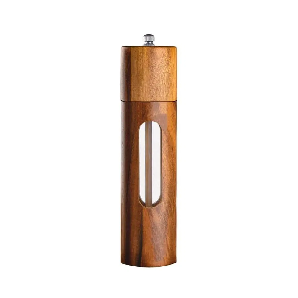 Conjunto de Moedores de Sal e Especiarias em Madeira Ajustável Manual para Pimenta Ez29575