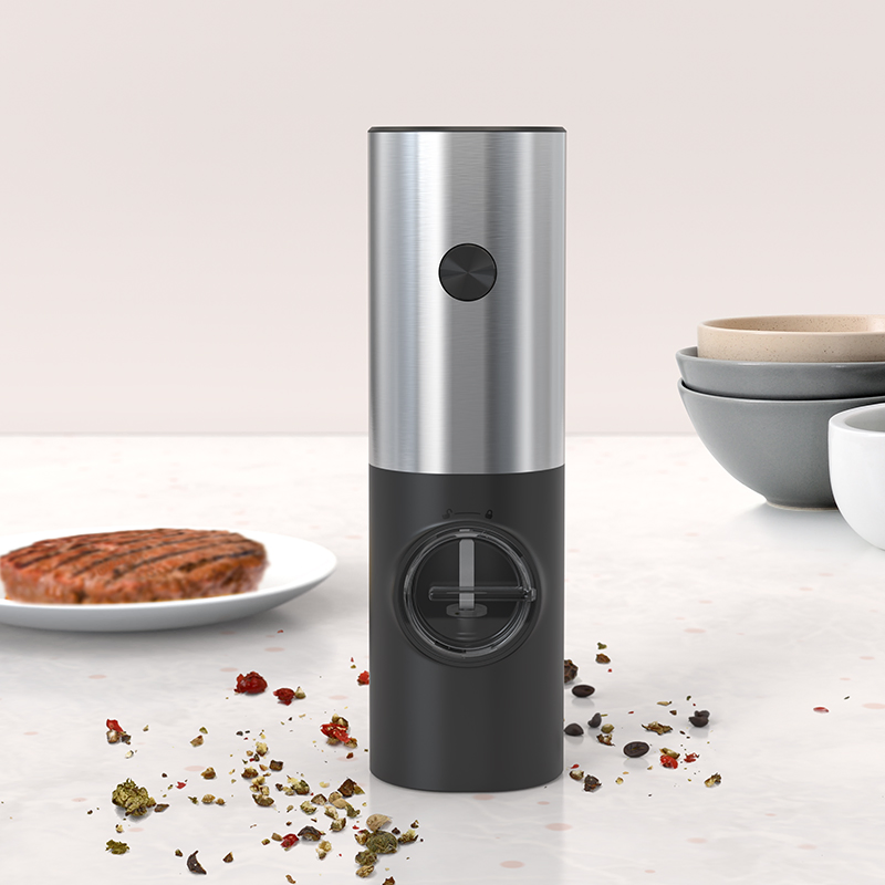 Moedores de Sal e Pimenta Automáticos Eletrônicos de Aço Inoxidável com Bateria