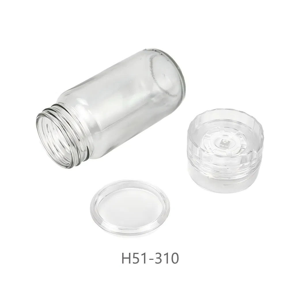 Moedor de Sal de Cerâmica Profissional com Pote de Vidro para Temperos
