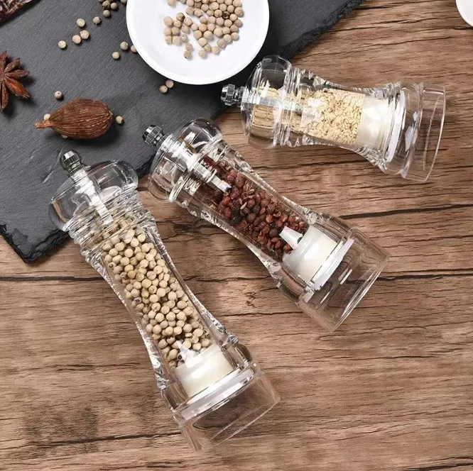 Moedor manual de pimenta acrílico 3