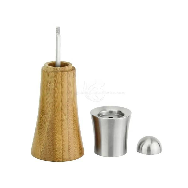 Moedor de Pimenta Ajustável e Saleiro Melhor Moinho de Especiarias Aço Inoxidável Escovado