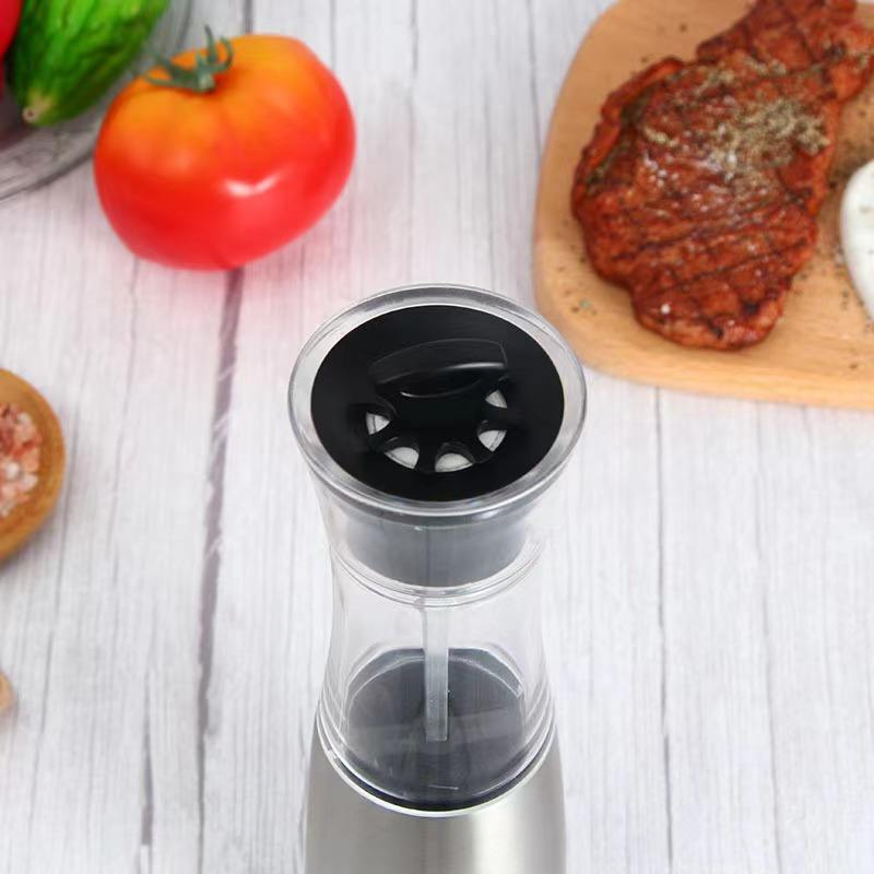 Conjunto de Moedores de Sal e Pimenta Elétrico de Grande Capacidade com Gravidade