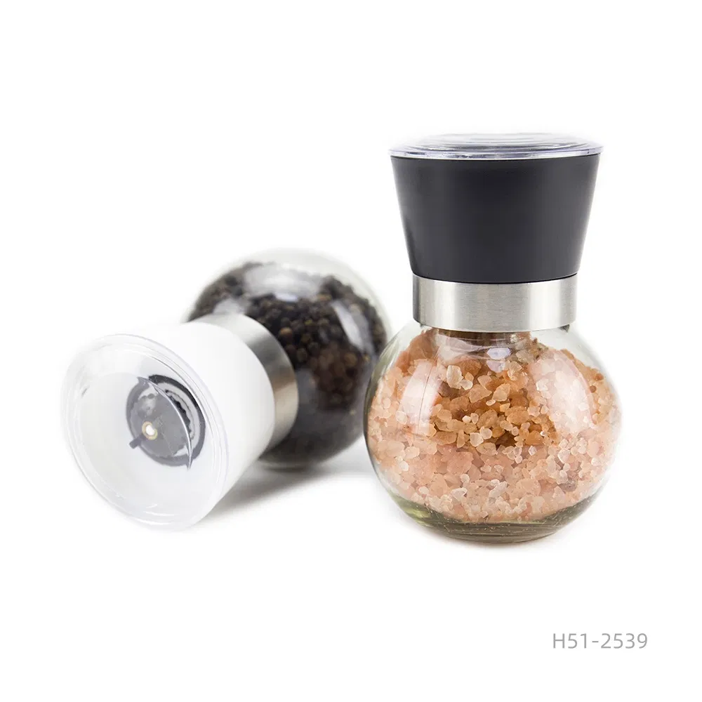 Moedor de Pimenta Grande Capacidade 200ml Moinho de Sal Pote de Especiarias