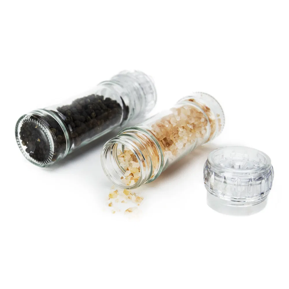Moedor de Especiarias de Plástico para Cozinha Alta, Moedor de Sal e Pimenta