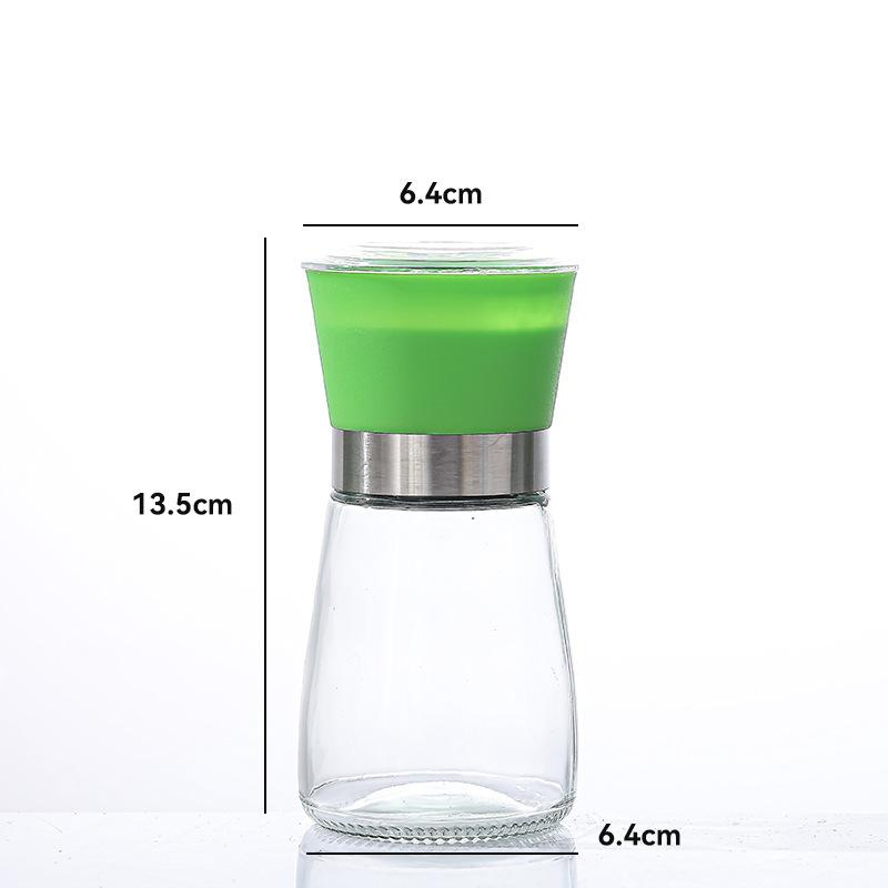 180ml 200ml Moedor de Sal do Mar e Pimenta Cerâmico Ajustável, Leve, Portátil e de Fácil Limpeza de Alta Qualidade