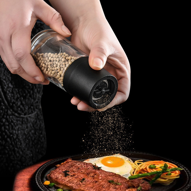 Moedor de Sal e Pimenta Premium com Moinho de Cerâmica para Cozinha 140 Ml