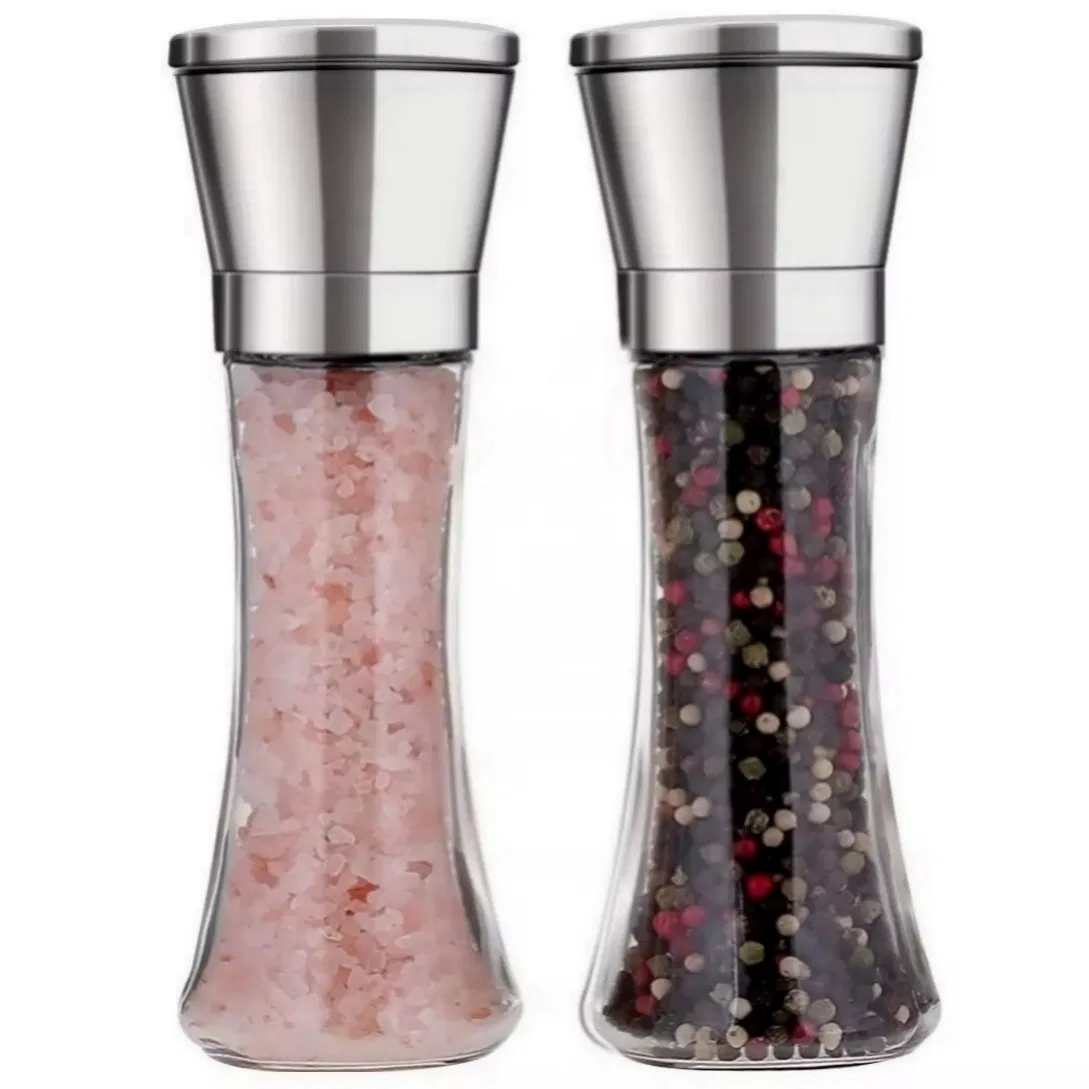 Design Alto 201 Moedor de Aço Inoxidável 200ml Versátil para Pimenta, Sal e Especiarias