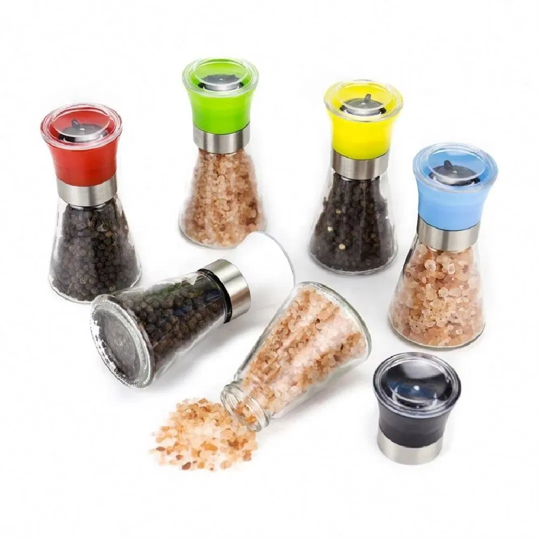 Temperando Seus Alimentos Moinhos de Sal e Pimenta Personalizados com Moedor de Cerâmica