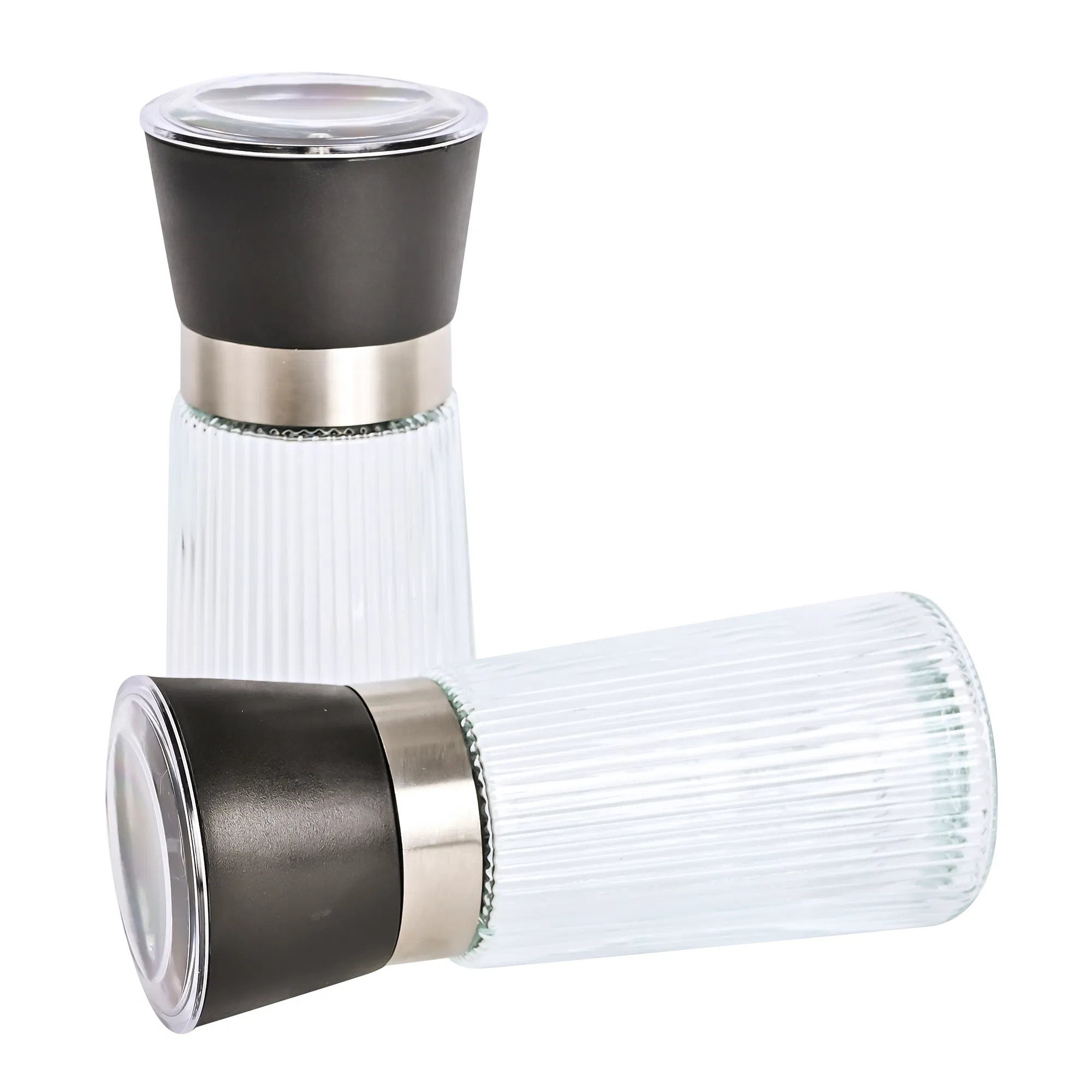 200ml Moedor de Sal e Pimenta de Vidro Cerâmico de Grande Capacidade