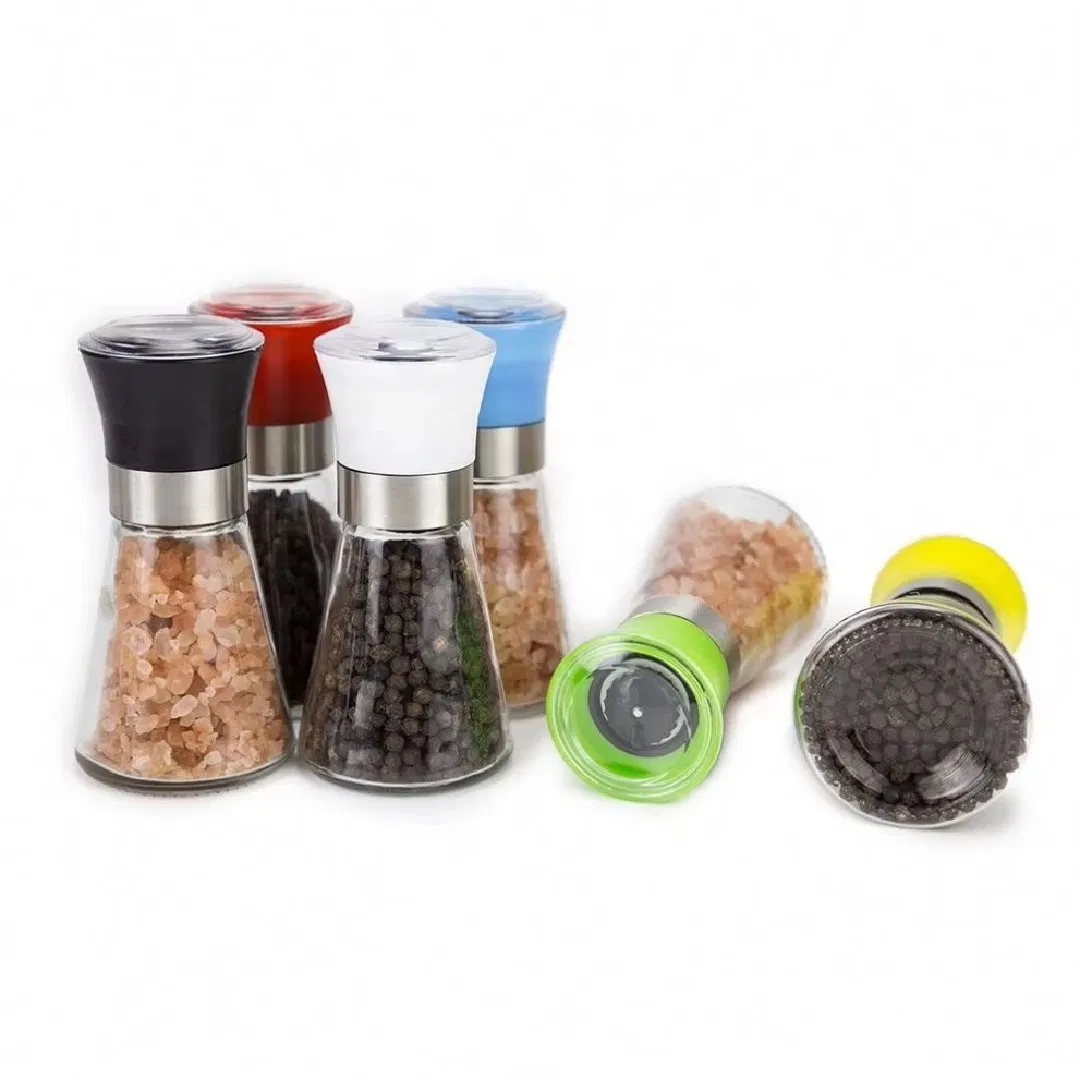 Temperando Seus Alimentos Moinhos de Sal e Pimenta Personalizados com Moedor de Cerâmica