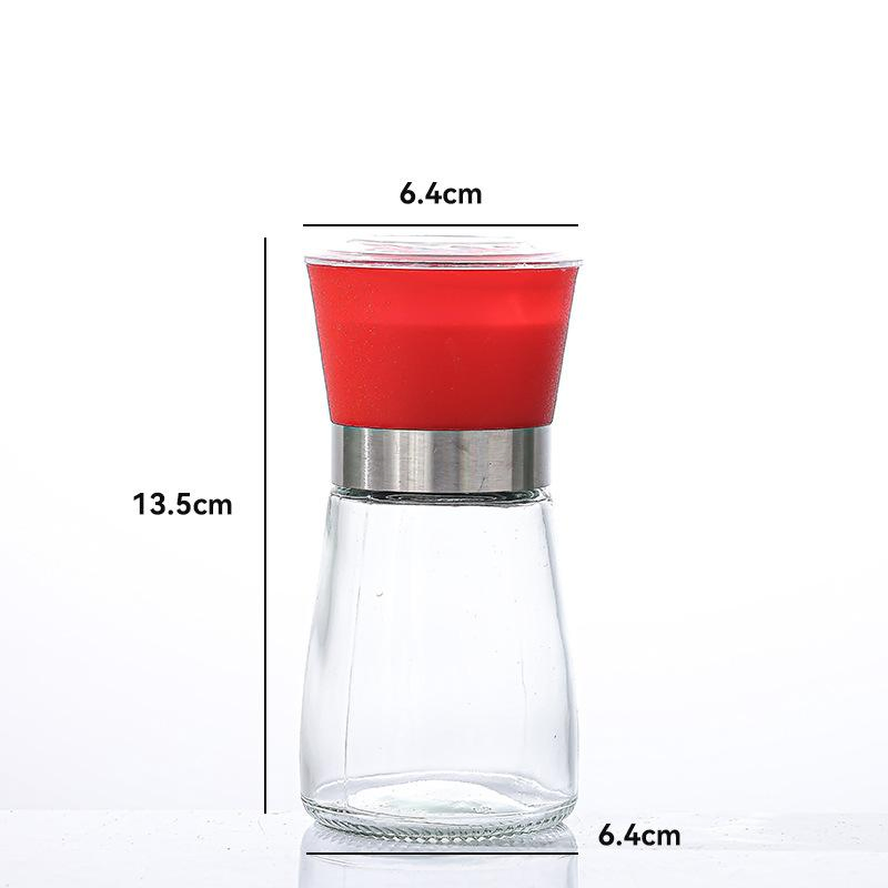 180ml 200ml Moedor de Sal do Mar e Pimenta Cerâmico Ajustável, Leve, Portátil e de Fácil Limpeza de Alta Qualidade