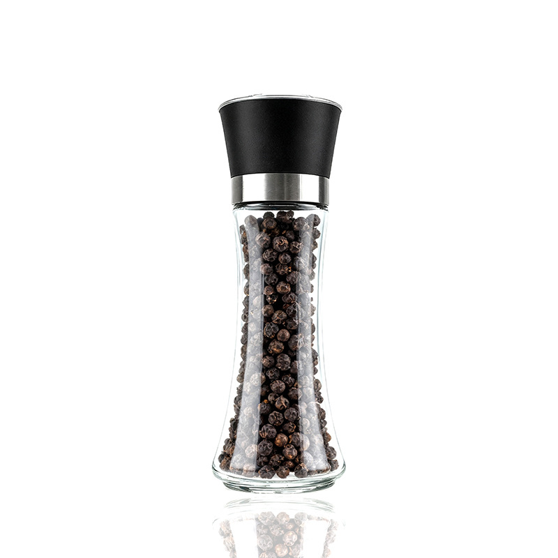 Refillable Manual Pepper Grinder Stainless Steel Salt Mill with Ceramic Grinding Core Kitchen Gadget