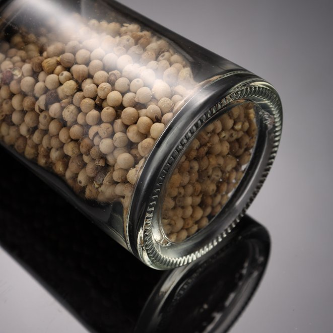 Moedor de Sal e Pimenta Pequeno Refilável com Granulometria Ajustável 80 Ml