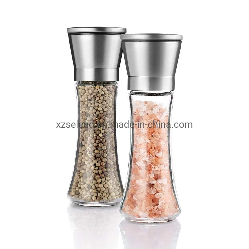Ferramentas de Temperos para Cozinha Moedor de Pimenta Aparelho de Cozinha Garrafa de Especiarias Frascos de Especiarias Conjunto de Moedores de Sal e Pimenta