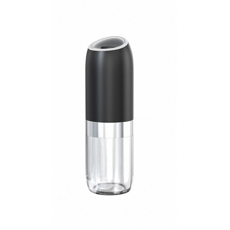 Large Capacity Battery-Operated Portable Spice Shaker Electric Gravity Pepper Mill Salt Grinder