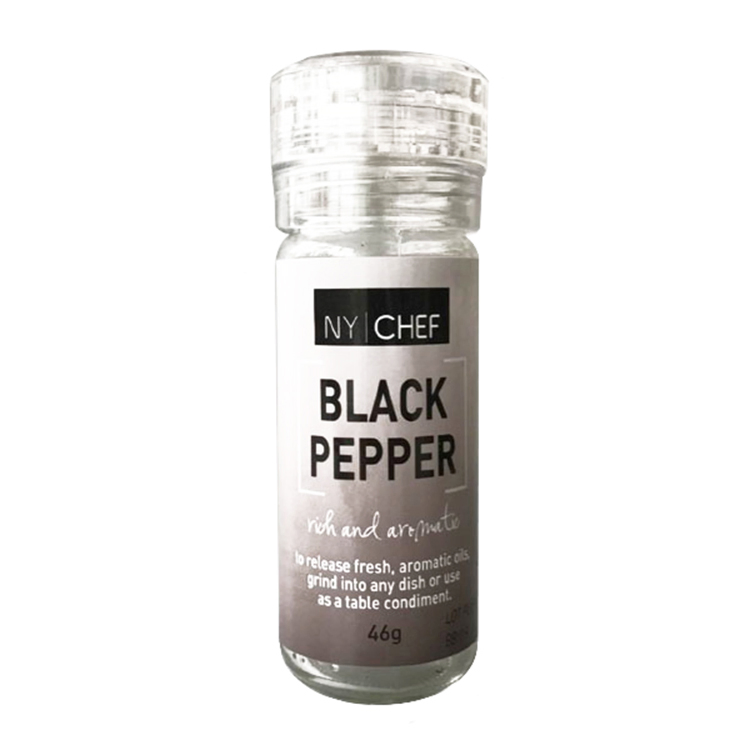 100ml Frascos de Vidro Transparentes para Temperos Moedor de Sal e Pimenta