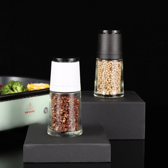 Moedor de Sal e Pimenta Premium com Moinho de Cerâmica para Cozinha 140 Ml
