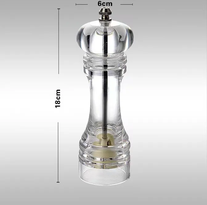 Moedor manual de pimenta acrílico 8