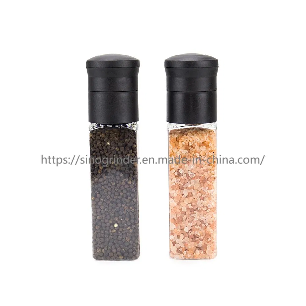 Moedor de Sal e Pimenta em Jarro de Plástico de Grande Capacidade 320ml para Casa