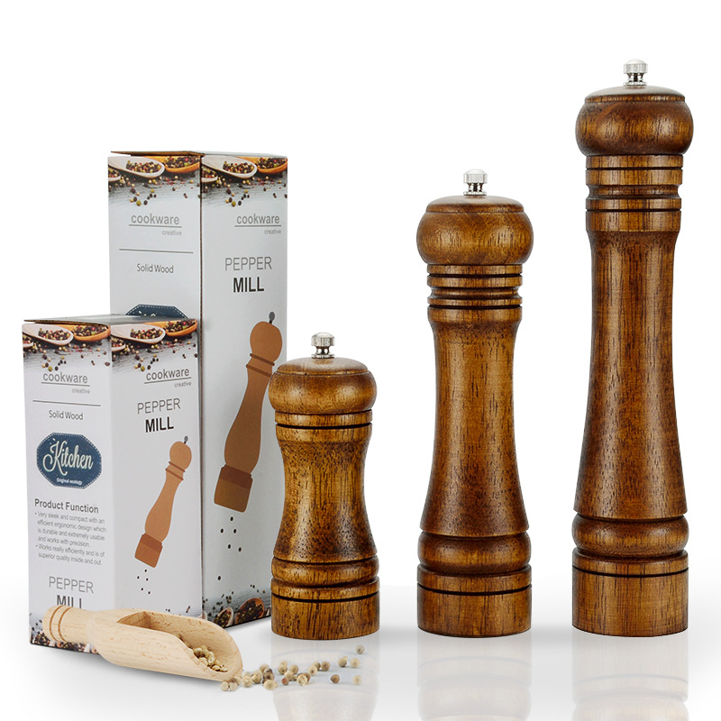 Moedor de Especiarias em Aço Inoxidável para Cozinha, Saleiro e Pimenteiro, Moedor de Pimenta, Moedor de Sal, Moedor de Pimenta Manual