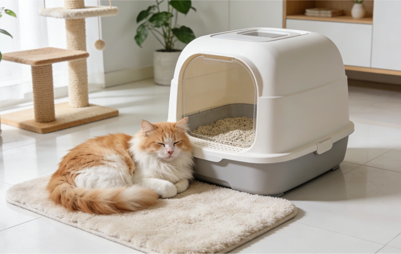 Premium natural ingredients selection for cat litter - safe and harmless formulation