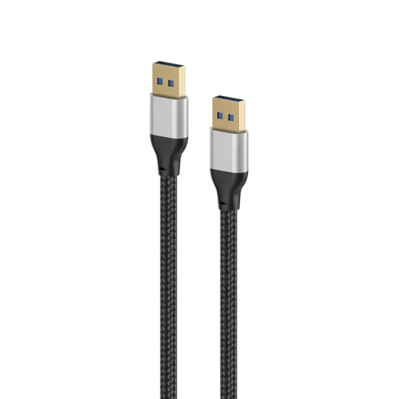 Custom USB 3.0 A to A Male Cable, USB Male to Male Cable Double End USB Cord Compatible with Hard Drive Enclosures, DVD Player, Laptop Cool PF459G Manufacturers, Exporter
