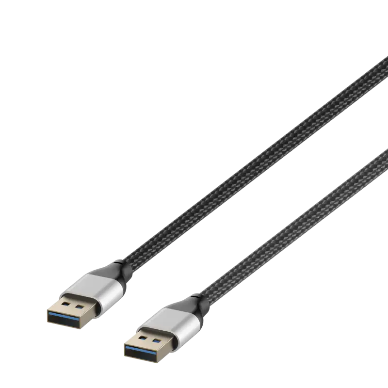 Custom USB 3.0 A to A Male Cable, USB Male to Male Cable Double End USB Cord Compatible with Hard Drive Enclosures, DVD Player, Laptop Cool PF459G Manufacturers, Exporter
