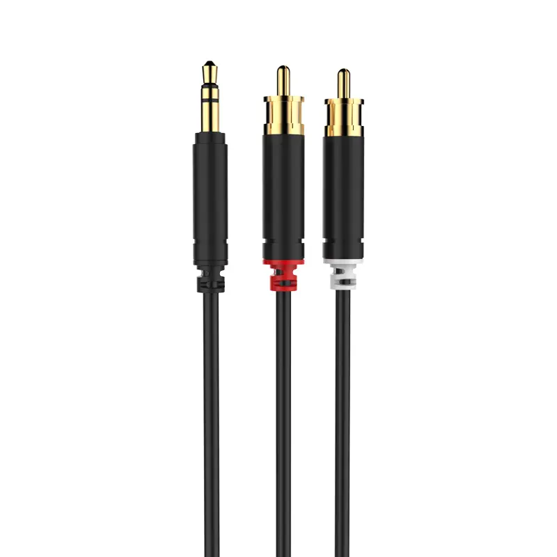 Wholesale 3.5mm - 2 x RCA Audio cable  - HMM103 Factories, Suppliers