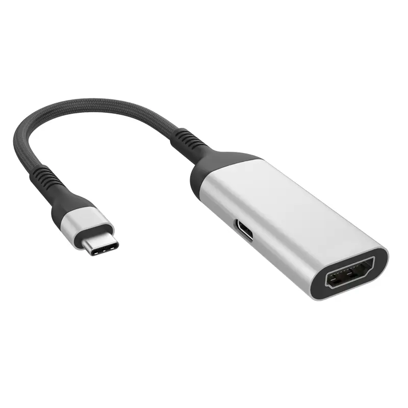 Custom USB C 2 in 1 Adapter (with PD60w) - PF502 Manufacturer, Factories