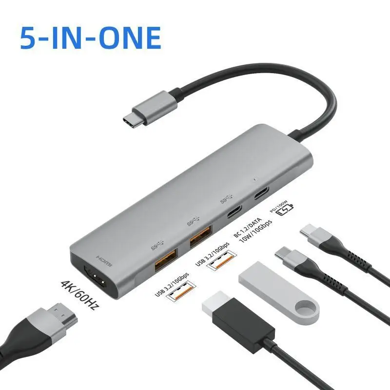 Cheap Docking Station 5 in 1 USBC Hub Exporter, Suppliers