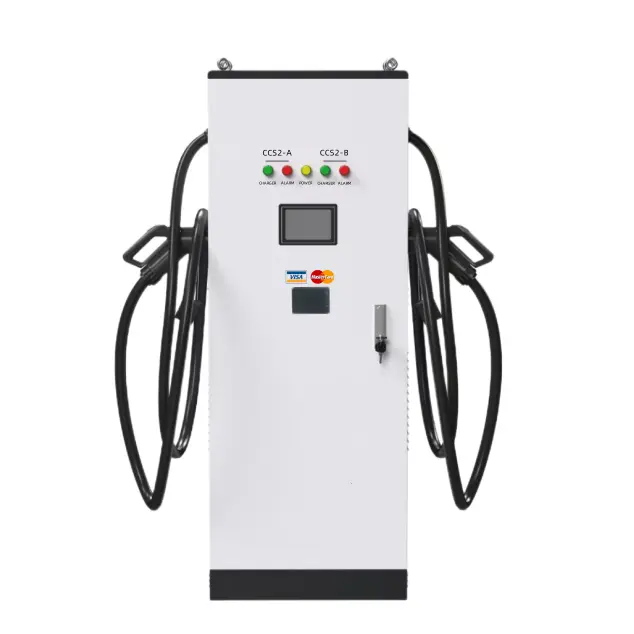 China Commercial DC 120KW Rapid EV Charging Station CE OCPP1.6/2.0J CCS2 GBT EV Charging Station Electric Car Charging Point Manufacturer, Factory