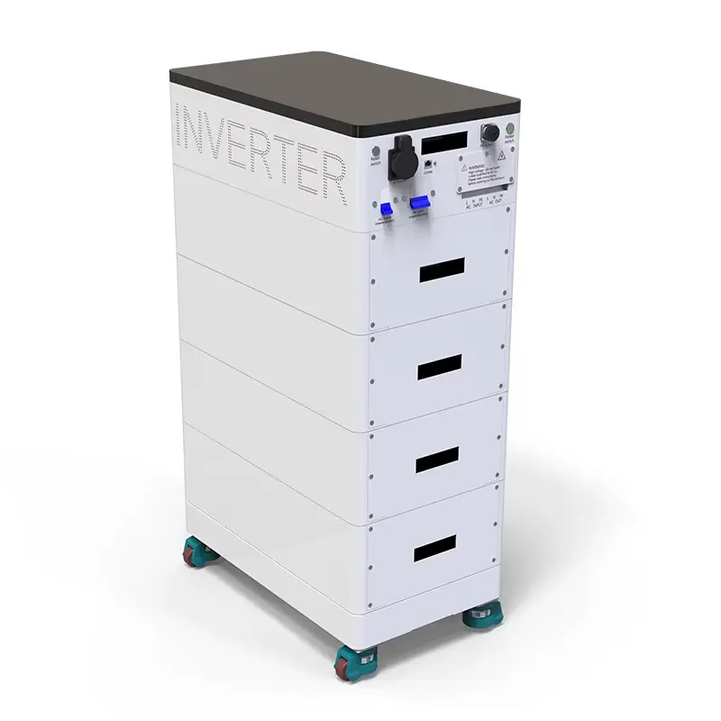 China Battery 15Kwh All in One Home Energy Storage on Grid High Voltage Battery with Inverter and Battery All in One System Factories, Factory