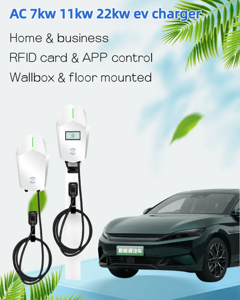 Wholesale New Electric Vehicles Mobile Ev Charger Station 7Kw 11Kw 22Kw Portable Ev Fast Charger Long Lifespan Supplier, Suppliers