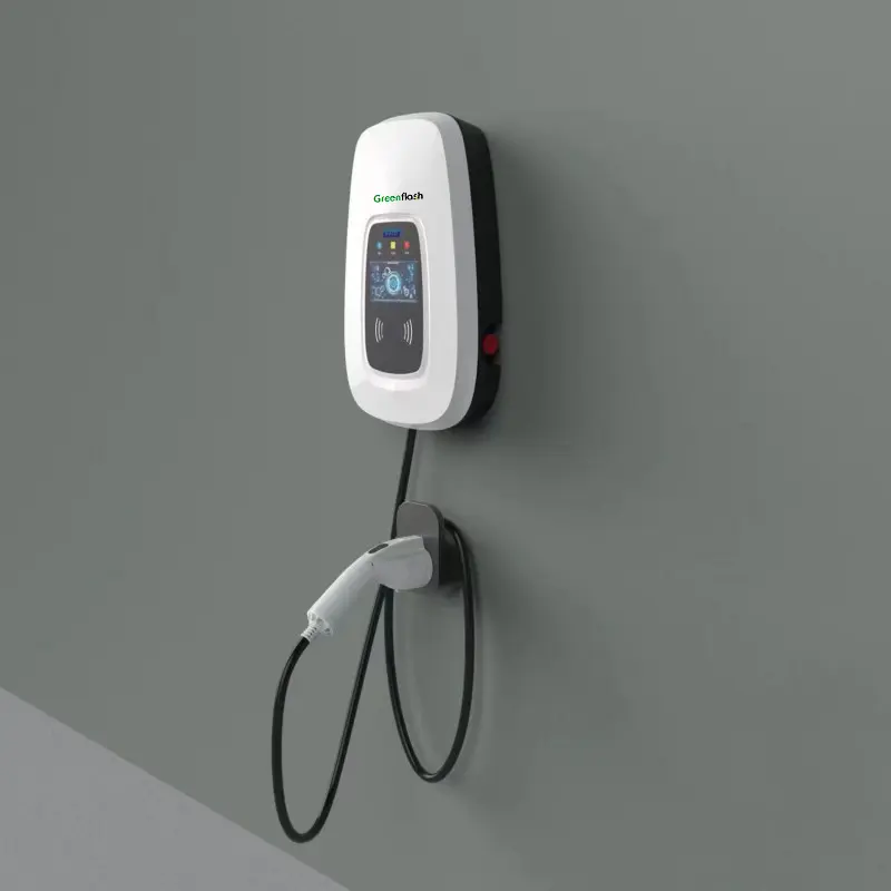 Wholesale Type1 Type2 GB/T 7-22KW EV Charging Station Wallbox 1/3 Phase Level3 32A OCPP APP 4G AC Electric Car Charger EV Charger Factories, Factory