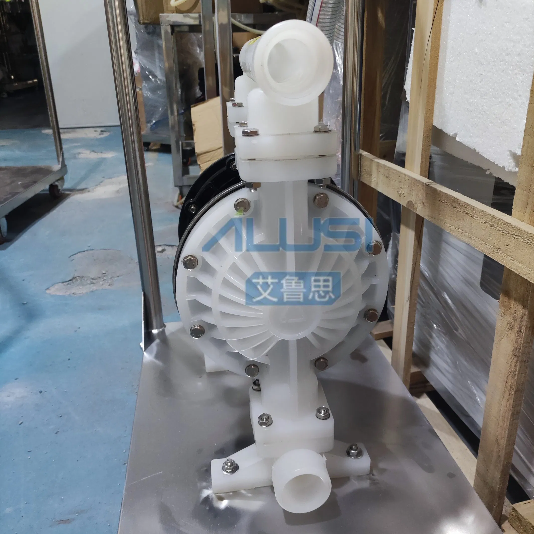 Stainless Steel Pneumatic Diaphragm Pump Food Packaging Small Water Vacuum Pump