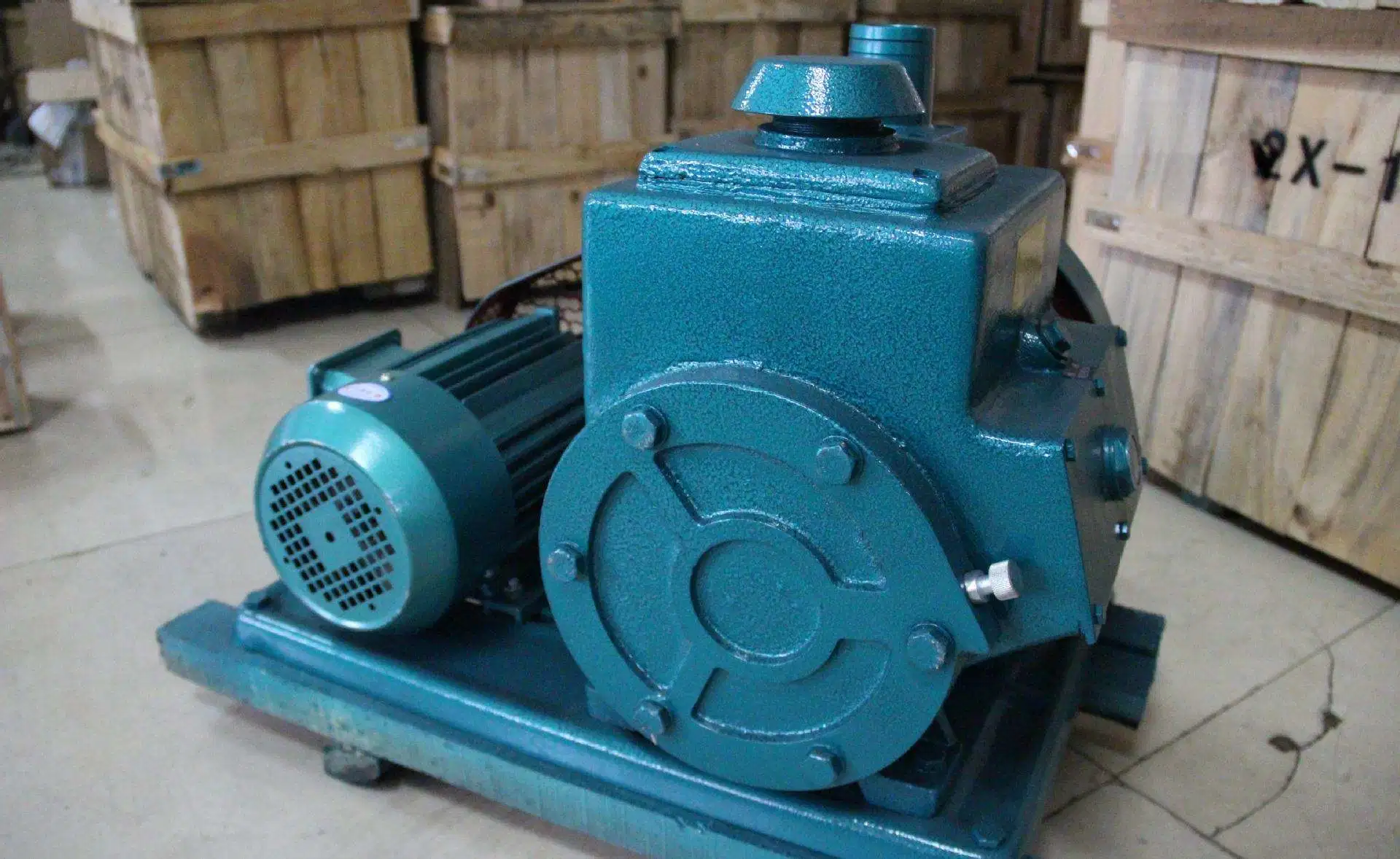 Double Stage 2X-4, 2X-8, 2X-15, 2X-30, 2X-70 Sliding Vane Rotary Vacuum Pump