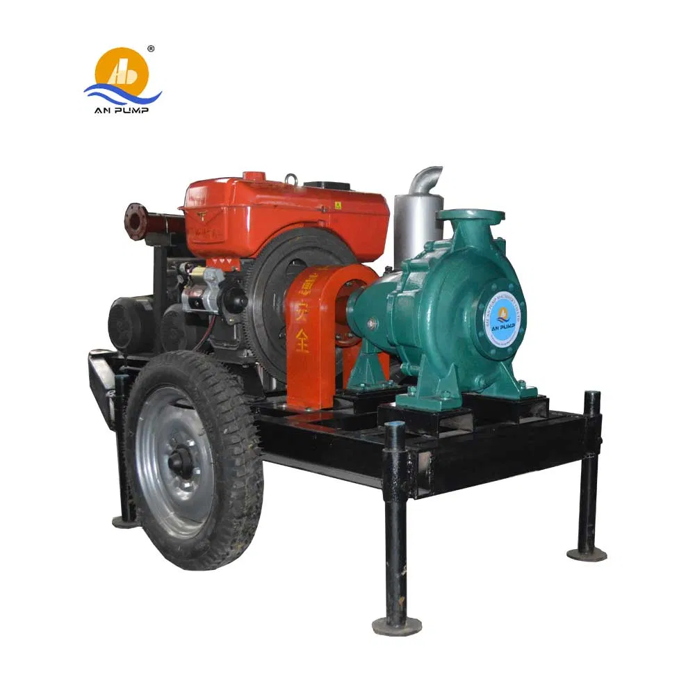 High Pressure Horizontal Farm Agriculture Irrigation Centrifugal Diesel Water Pump